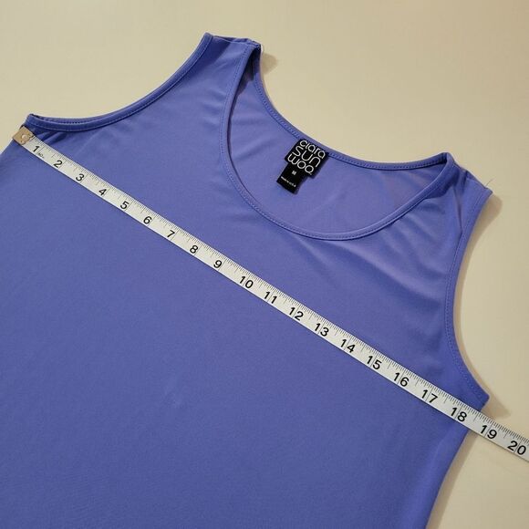 Clara Sun Woo Periwinkle Long Scoop Tank - Picture 4 of 11